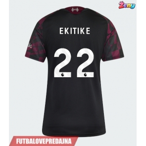 Lacne Ženy Futbalové dres Liverpool Hugo Ekitike #22 2026-27 Krátky Rukáv - Tretina